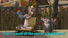 Penguins Of Madagascar Maurice GIF - Penguins Of Madagascar Maurice Thats Cause Of The Secret Ingredients GIFs