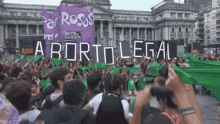 Manifestación A Favor Del Aborto Legal En Argentina GIF