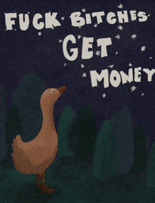 Duck Motivational Quotes GIF - Duck Motivational Quotes Fuck Bitches GIFs