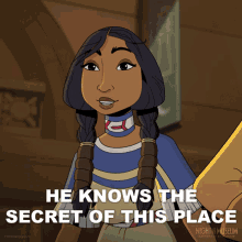 He Knows The Secret Of This Place Sacagawea GIF - He Knows The Secret Of This Place Sacagawea Night At The Museum Kahmunrah Rises Again GIFs