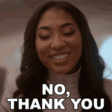 No Thank You Brittany Pitts GIF - No Thank You Brittany Pitts The Game GIFs