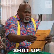 Shut Up Mr Brown GIF - Shut Up Mr Brown Assisted Living GIFs