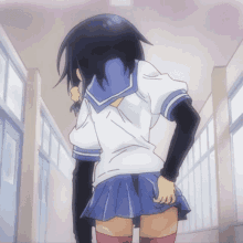 Komori Shuri Anime GIF - Komori Shuri Anime Butt Scratch GIFs