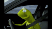Kermit Modcheck GIF - Kermit Modcheck Driving GIFs