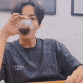 Jeonghan Yoon Jeonghan GIF - Jeonghan Yoon Jeonghan Spit Drink GIFs