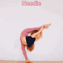 needle cheer flexible flexibility contortion contortionist