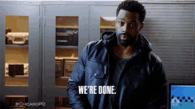 Were Done Kevin Atwater GIF - Were Done Kevin Atwater Chicago Pd GIFs
