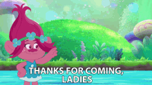 Thanks For Coming Ladies Satin GIF