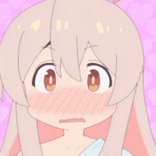 a drawing of a girl with a surprised expression on her face