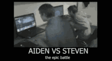 Aiden Vs Steven The Epic Battle Aiden GIF - Aiden Vs Steven The Epic Battle Aiden Steven GIFs
