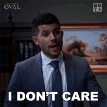I Dont Care Allan GIF - I Dont Care Allan The Oval GIFs