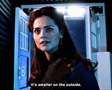 Doctor Who Clara Oswald GIF - Doctor Who Clara Oswald Its Smaller On The Outside GIFs