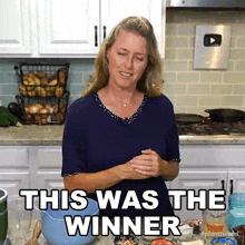 This Was The Winner Jill Dalton GIF - This Was The Winner Jill Dalton The Whole Food Plant Based Cooking Show GIFs