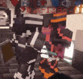 a minecraft character is standing in front of a sign that says ' 1818 '