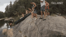 Slide Into The Water GIF - Slide Into The Water Fail GIFs