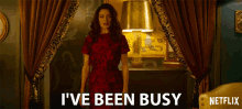 Ive Been Busy Michelle Gomez GIF - Ive Been Busy Michelle Gomez Mary Wardwell GIFs