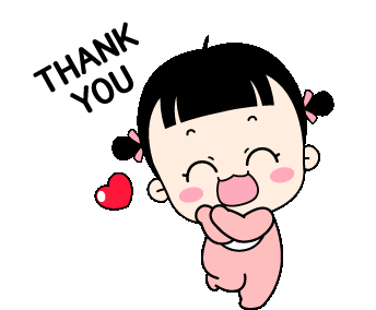 Baby Thanks Sticker - Baby Thanks Thank You Stickers