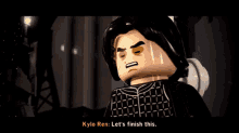 Lego Star Wars Kylo Ren GIF - Lego Star Wars Kylo Ren Lets Finish This GIFs