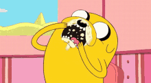 Nom Nom Nom GIF - Adventure Time Jake The Dog Finn GIFs