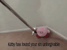 Kirby Has Found Your Sin Unforgivable GIF