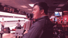 Camera Bowling GIF - Camera Bowling Pink GIFs