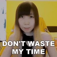 Don'T Waste My Time Xiao Hoang GIF - Don'T Waste My Time Xiao Hoang Xiaorishu GIFs