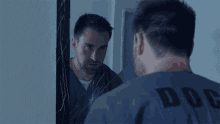 Looking At The Mirror Frank GIF - Looking At The Mirror Frank Night Walk GIFs