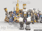 a robot is standing in front of a group of robots and says my friends my friends call me proto