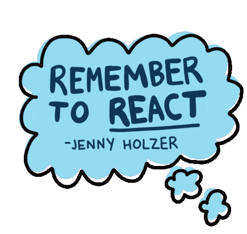 Jenny Holzer Holzer Sticker - Jenny Holzer Holzer Artist Stickers