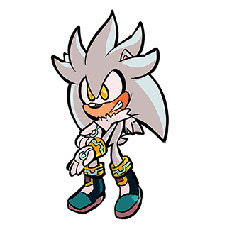 Silver The Hedgehog Dance Sticker - Silver The Hedgehog Silver Dance Stickers