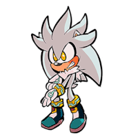 Silver The Hedgehog Dance Sticker - Silver The Hedgehog Silver Dance Stickers