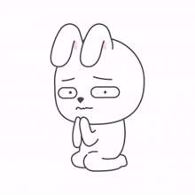 rabbit sad