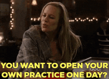 Station 19 Maya Bishop GIF - Station 19 Maya Bishop You Want To Open Your Own Practice One Day GIFs