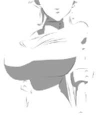 a black and white drawing of a woman in a bikini holding a book .
