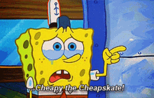 Spongebob Cheapy The Cheapskate GIF - Spongebob Cheapy The Cheapskate Cheapskate GIFs