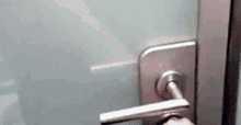 Glass Door That Changes Opacity As It'S Being Locked/Unlocked GIF