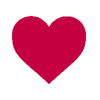 a red broken heart with a white lightning bolt in the middle