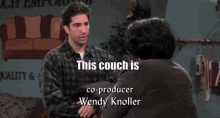 This Couch Is Cut In Half Friends GIF