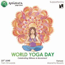 Anahata Yoga Zone World Yoga Day2019 GIF - Anahata Yoga Zone World Yoga Day2019 Yoga GIFs