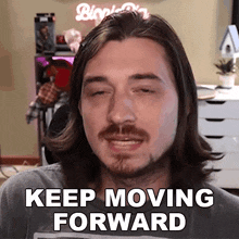 Keep Moving Forward Aaron Brown GIF - Keep Moving Forward Aaron Brown Bionicpig GIFs