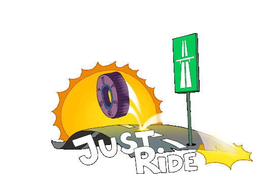 Just Ride Trauckman Sticker - Just Ride Trauckman Truck Driver Stickers