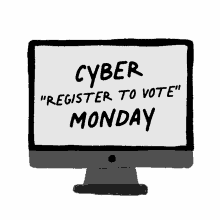 vote voting deals register to vote cyber monday