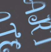 a close up of a circular pattern with a circle in the center