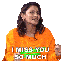 I Miss You So Much Sriti Jha Sticker - I Miss You So Much Sriti Jha Pinkvilla Stickers