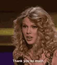 Thank You So Much Taylor Swift GIF - Thank You So Much Taylor Swift Awardee GIFs
