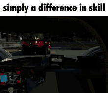 skill issue wellhouse racing hihi racing simply a difference in skill racing
