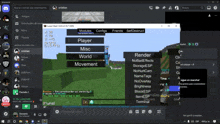a screenshot of a video game called lunar client on a computer screen