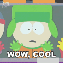 Wow Cool Kyle Broflovski GIF - Wow Cool Kyle Broflovski South Park GIFs