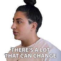 a woman says there 's a lot that can change while wearing a bun