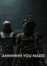 a screenshot of a video game with the words ahhhh you madd on it